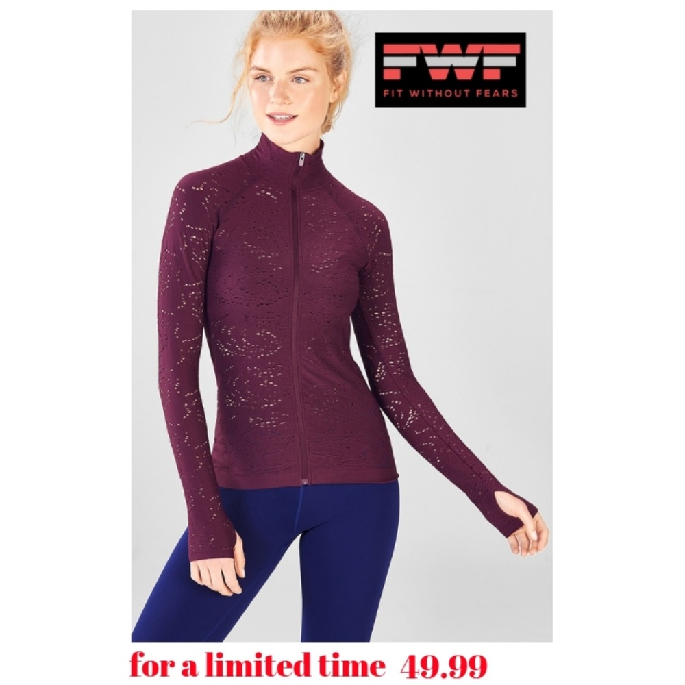 Fabletics Luciana Seamless Pointelle Jacket